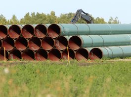 pipeline staging yard