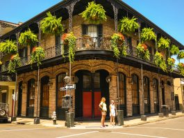 New Orleans Louisiana City Corner