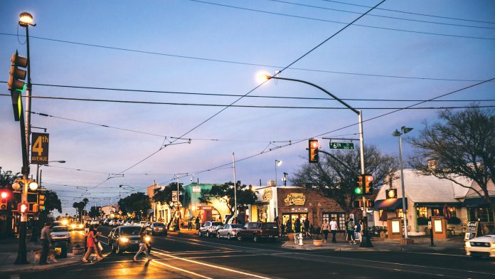 Tucson Arizona at night