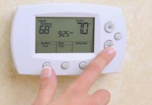 Smart thermostat for energy efficiency and conservation