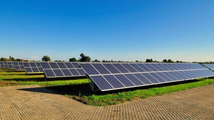 Large solar installation