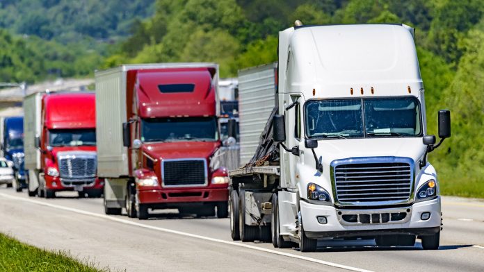 Semi Trucks on Interstate