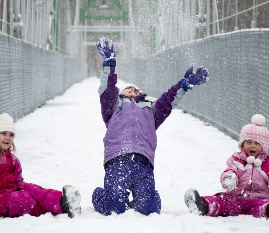 Playing in Snow