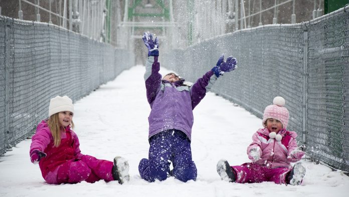 Playing in Snow