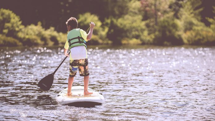 Child Paddle Boarding