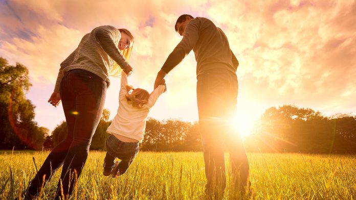 Family at Sunset