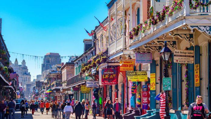 New Orleans Colorful French Quarter