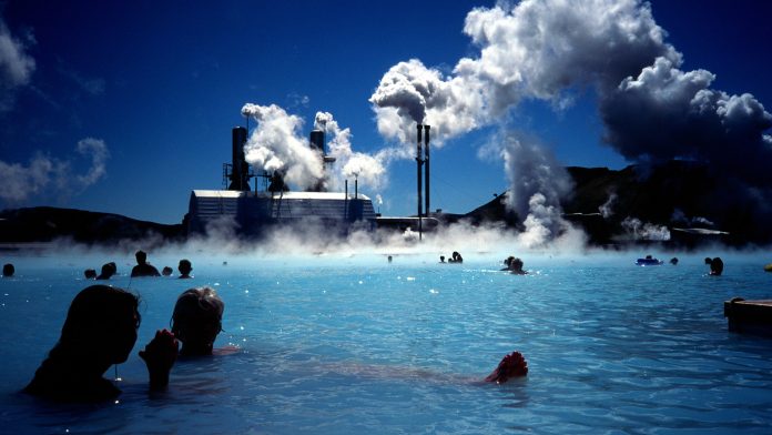 People in the Blue Lagoon