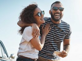 Couple on Road Trip