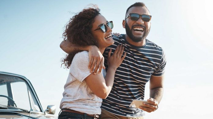 Couple on Road Trip