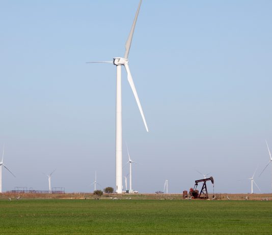 Wind Turbines and Oil Wells