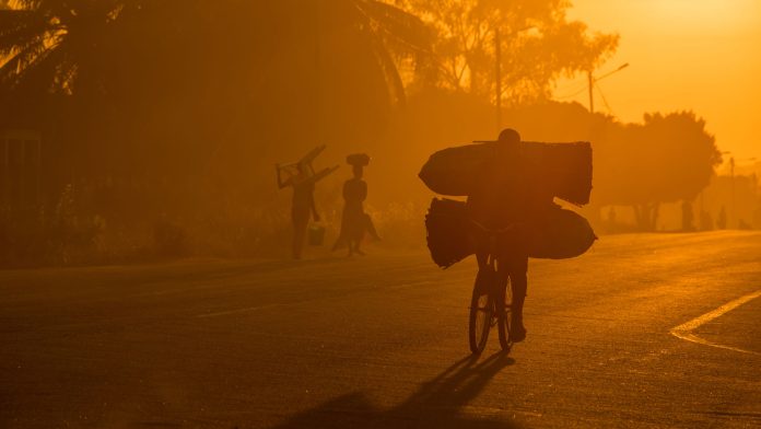 Man on Bicycle