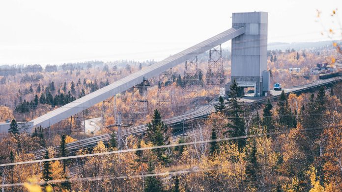 Taconite Mine Along Lake Superior