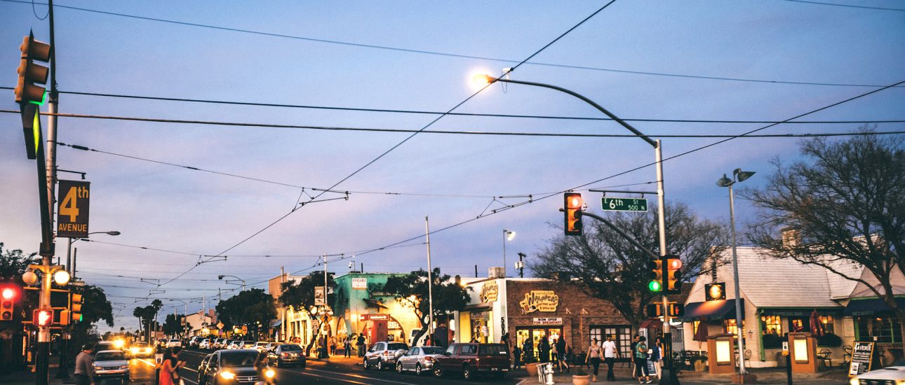 Tucson Arizona at night