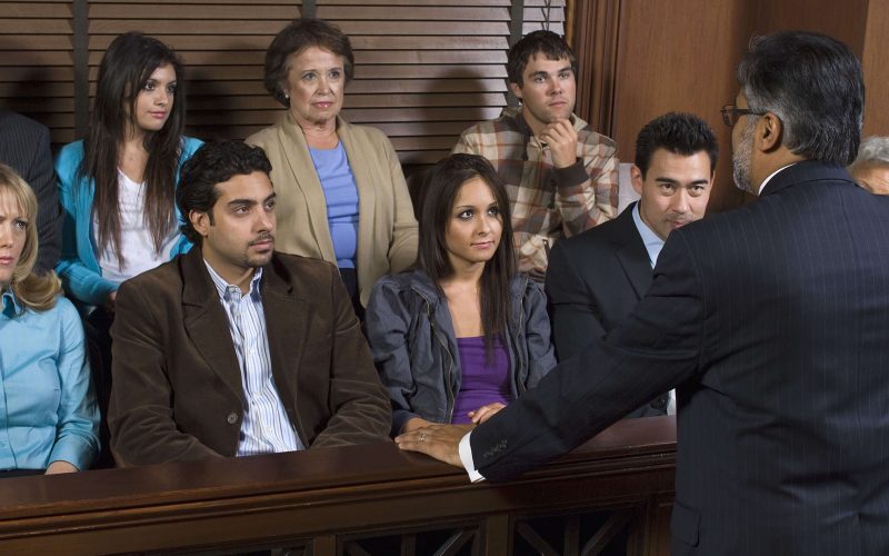 Jury Trial in Courtroom