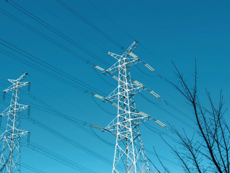 electricity towers
