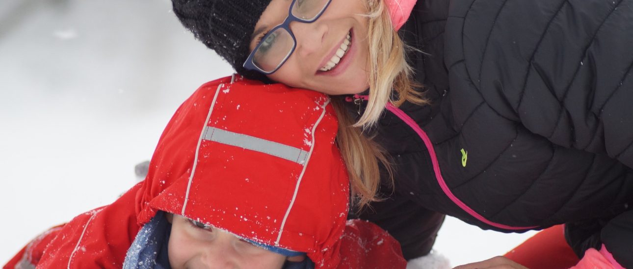 Family in the Snow