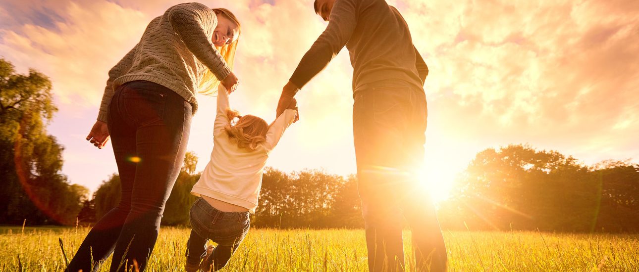 Family at Sunset