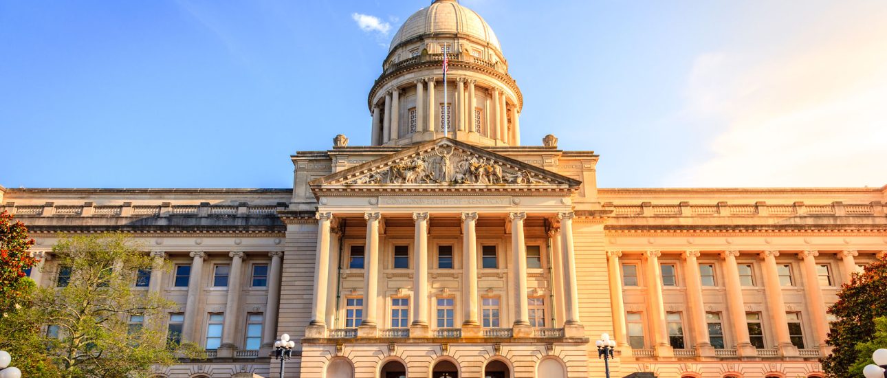 Capitol building in Frankfort, Kentucky