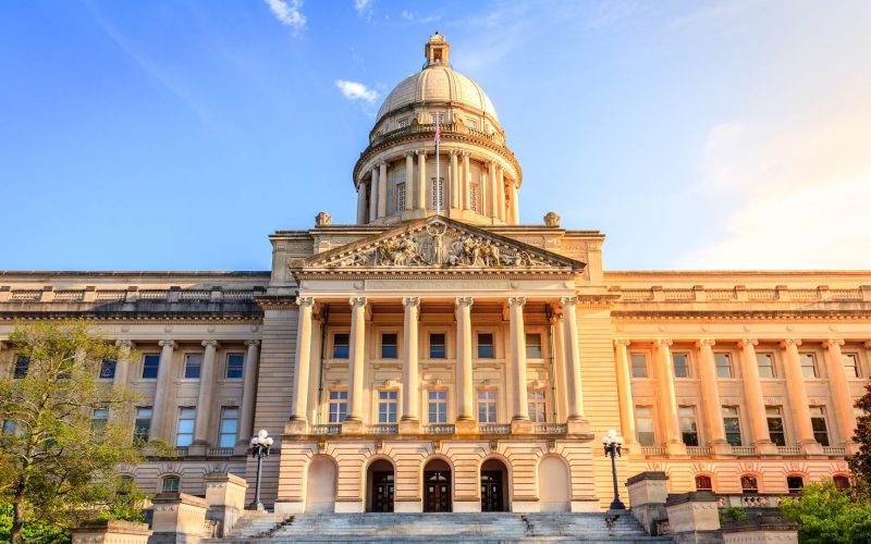 Capitol building in Frankfort, Kentucky