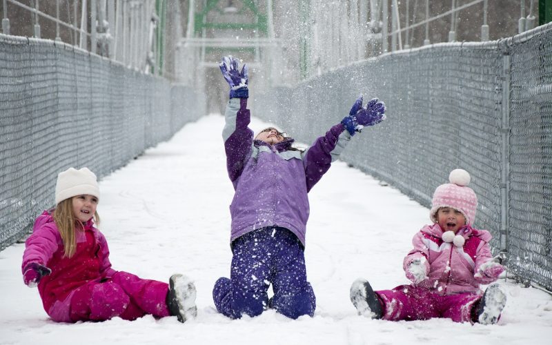 Playing in Snow