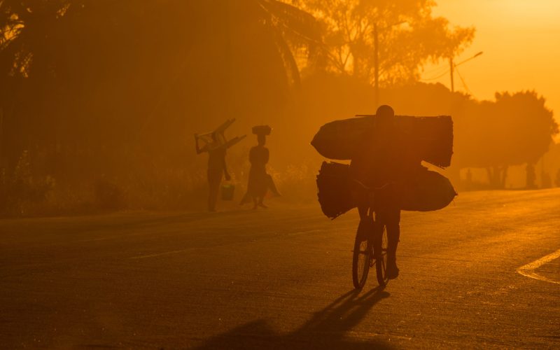 Man on Bicycle