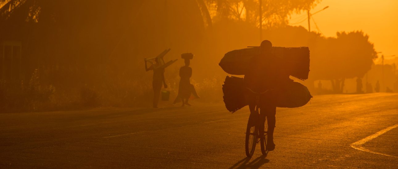 Man on Bicycle