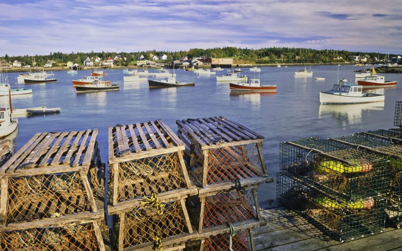 Maine Fishing Village