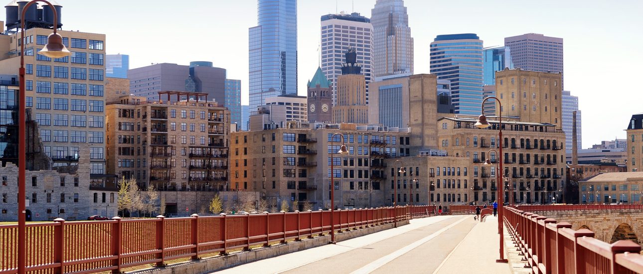 Minneapolis, Minnesota from Stone Arch Bridge