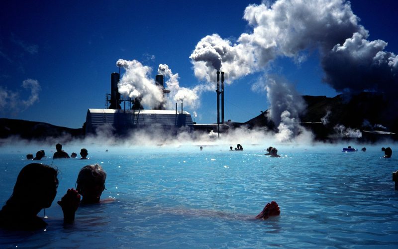 People in the Blue Lagoon