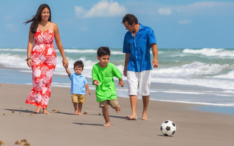 Family at the Ocean