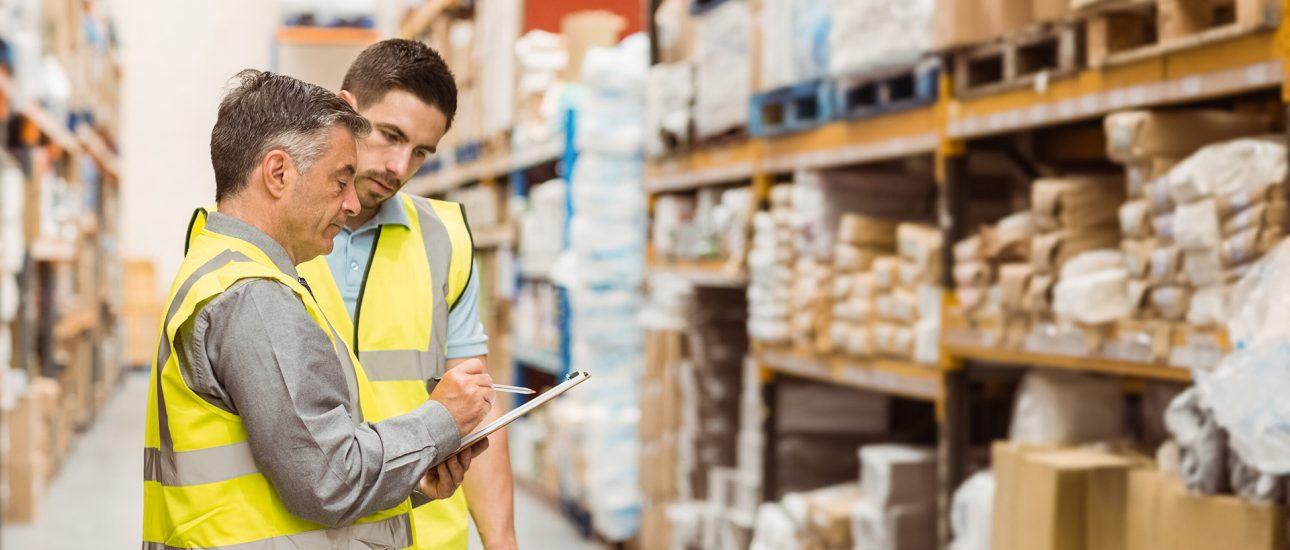 Workers in a warehouse