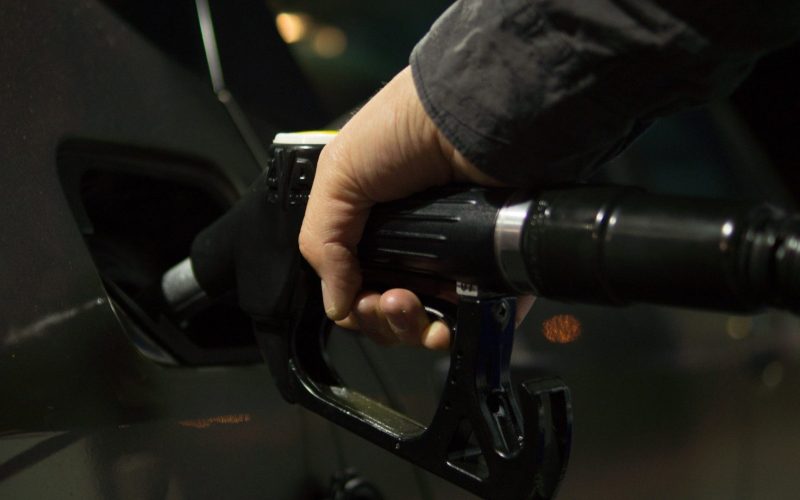 Person at Gas Station