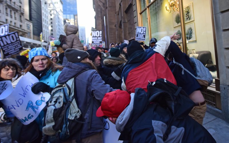 Anti-Pipeline activist violence