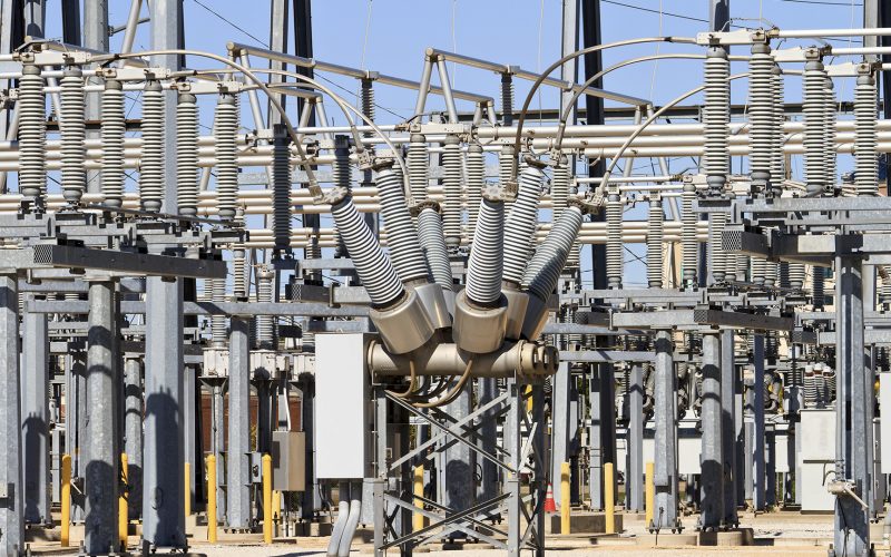 Electricity transmission substation transformers