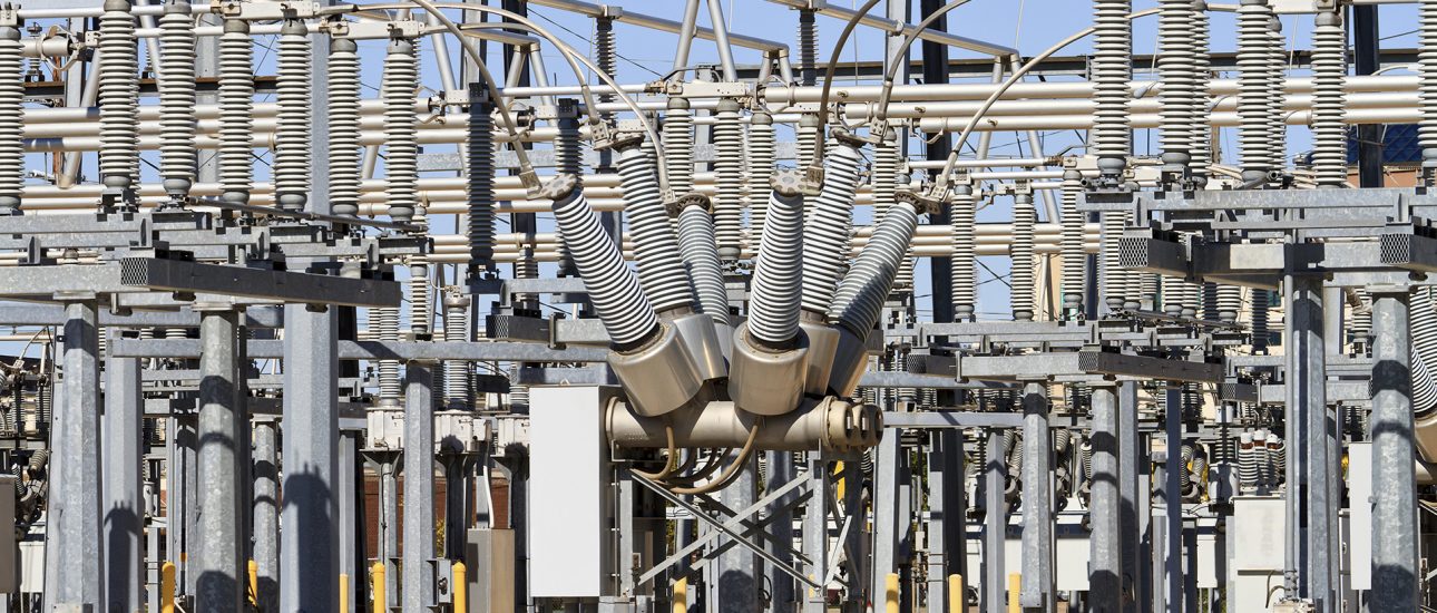 Electricity transmission substation transformers