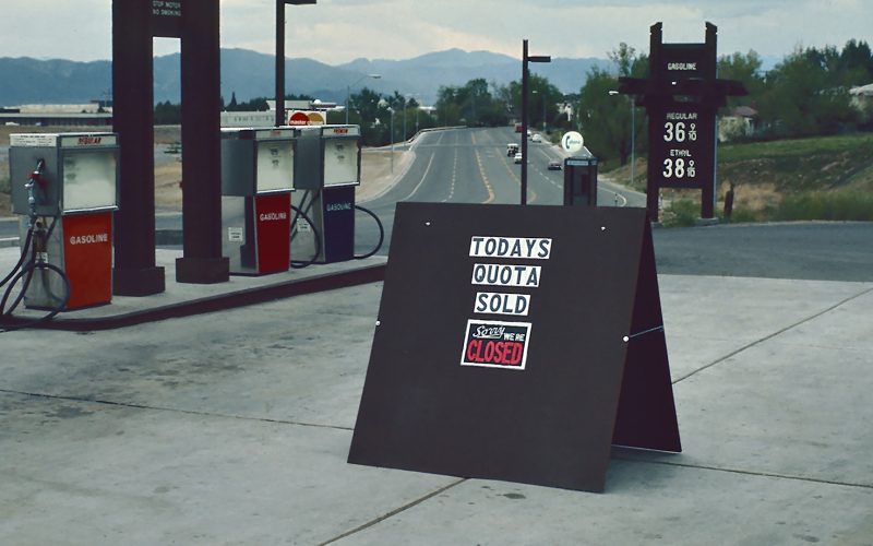 Gasoline Sold Out