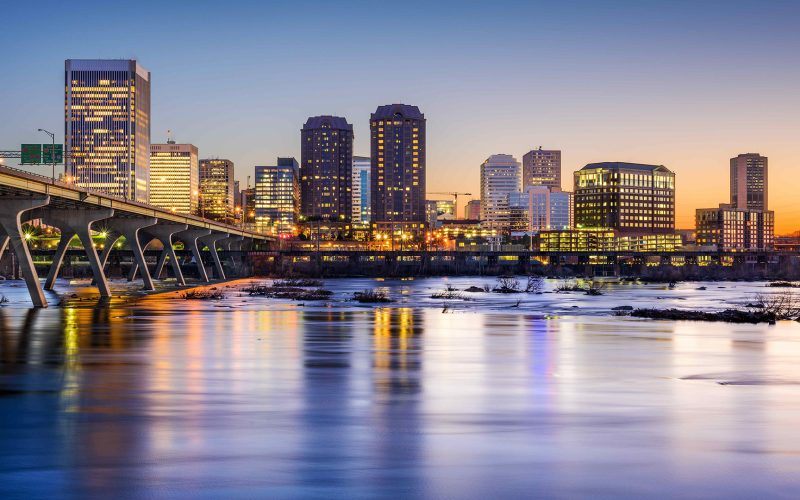 Richmond Virginia skyline